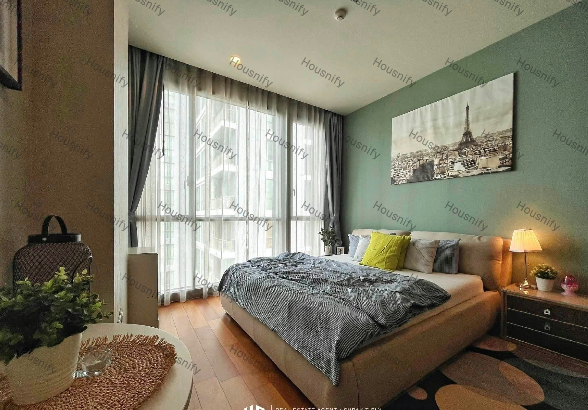 QUATTRO by Sansiri Thonglor Soi 4 | High Floor | 1 Bedroom | King Size Bed | Ready to Move In | 50,000 THB - Thumbnail 5