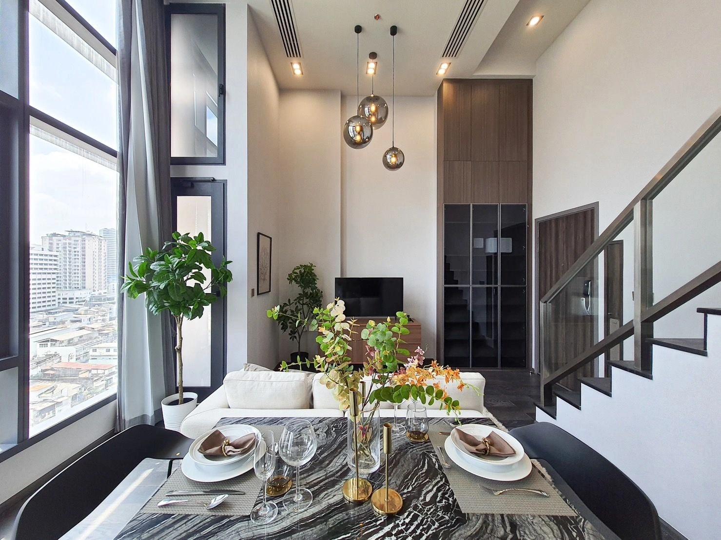 เช่าคอนโด1 Bedroom Loft / DuplexConner Ratchathewi
